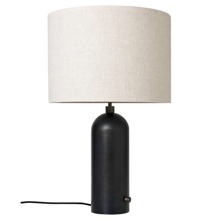 Gravity L bordslampa - Svart-canvas - GUBI