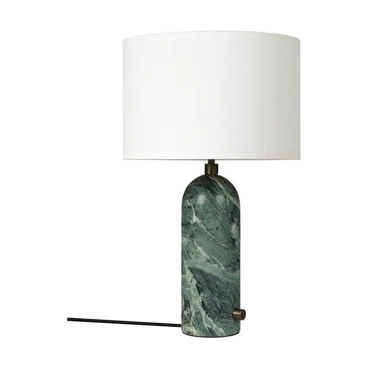 Gravity S bordslampa - Emerald marble-white - GUBI