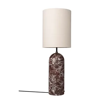 Gravity XL golvlampa - Maroon marble-canvas - GUBI