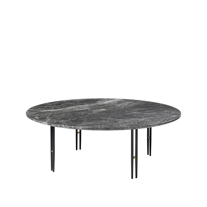 IOI soffbord - Grey emperador marble-svart stativ Ø100 - GUBI