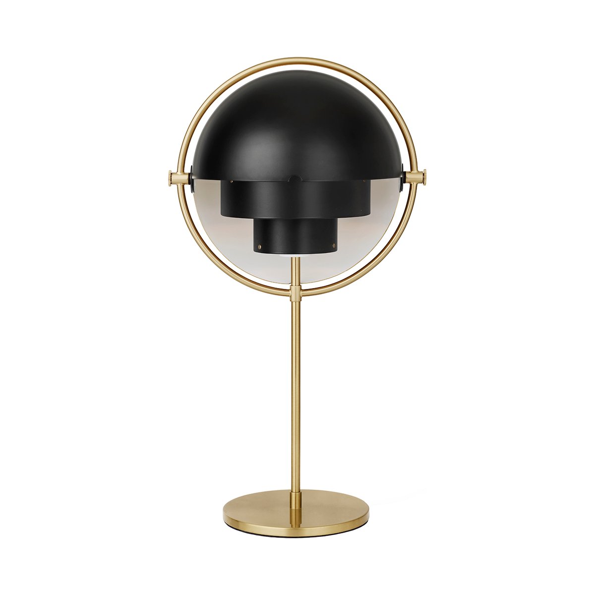 GUBI Multi-Lite bordslampa Mässing-svart | Skandinavisk Design | Bordslampor | Svart