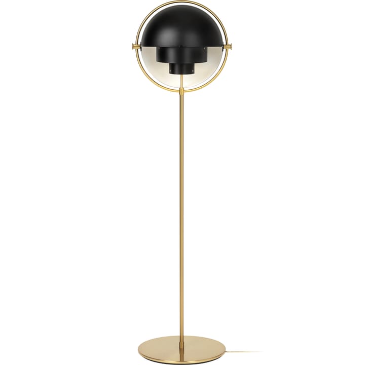 Multi-Lite golvlampa, Mässing-svart GUBI