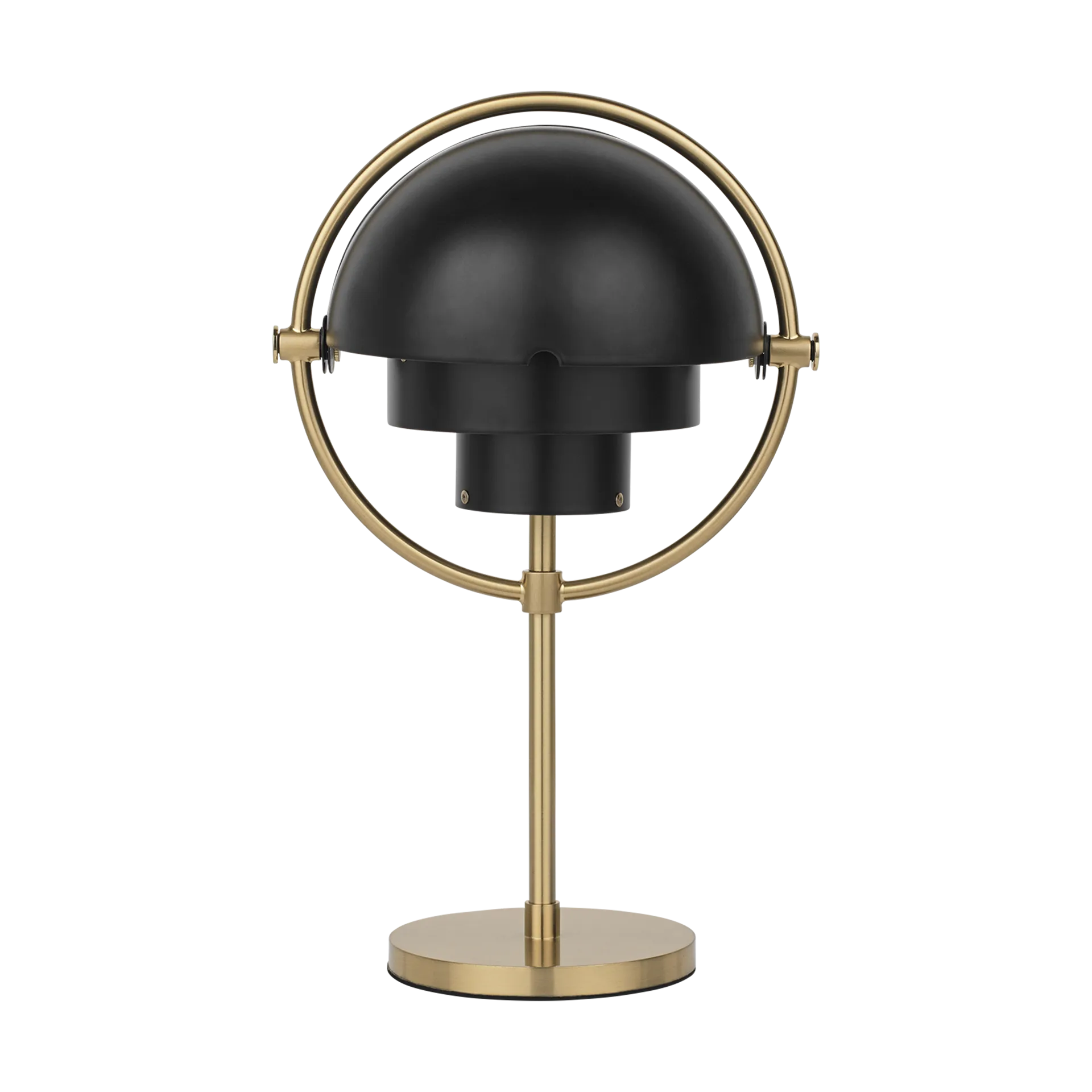 Multi-Lite portabel lampa, Black semi matt-brass GUBI