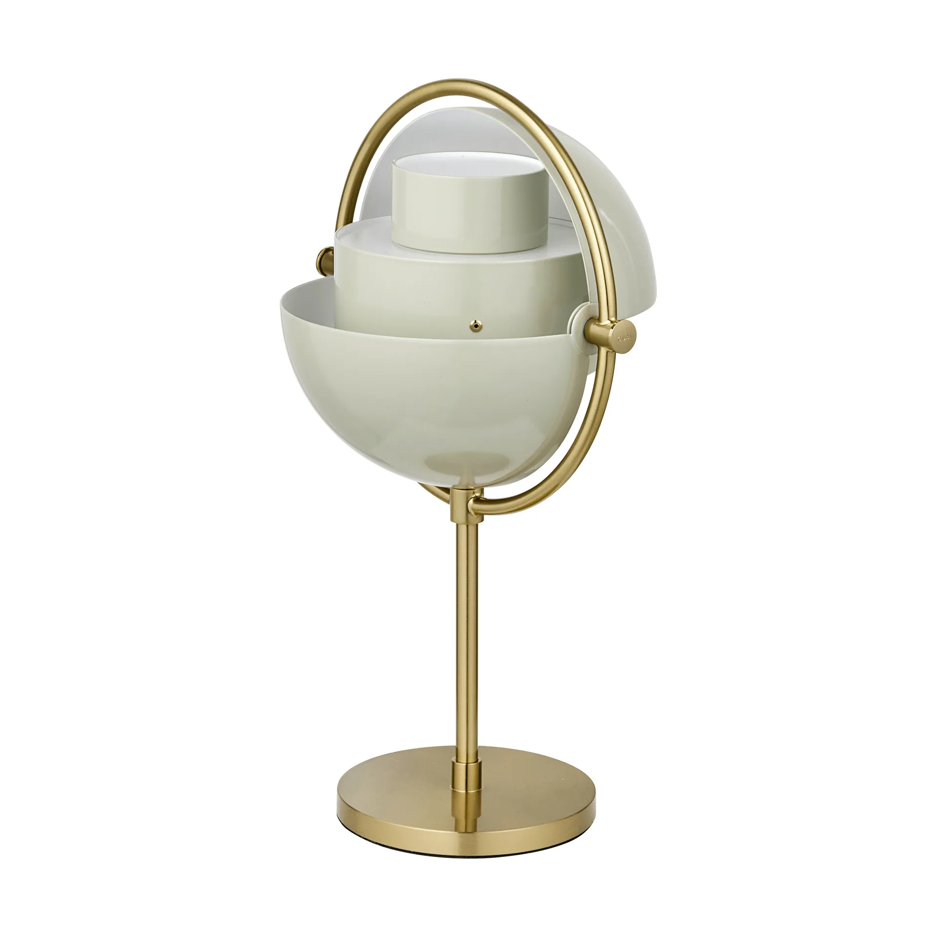 Multi-Lite portabel lampa, Pastel gray-brass GUBI