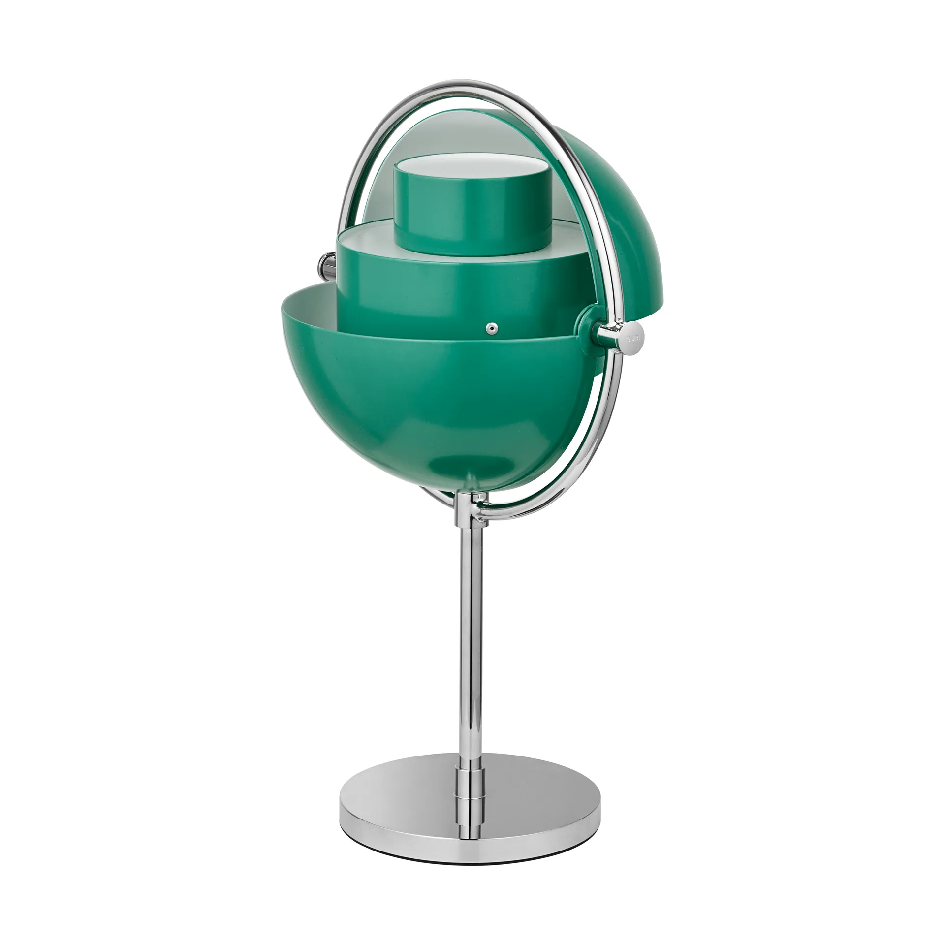 Multi-Lite portabel lampa, Teal green-chrome GUBI