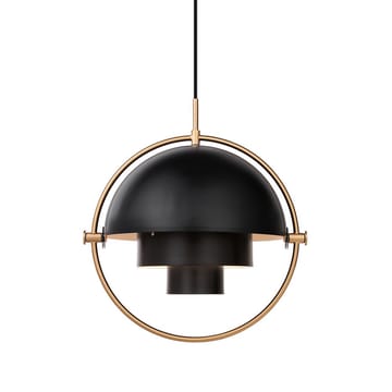 Multi-Lite taklampa - mässing-kolsvart - GUBI
