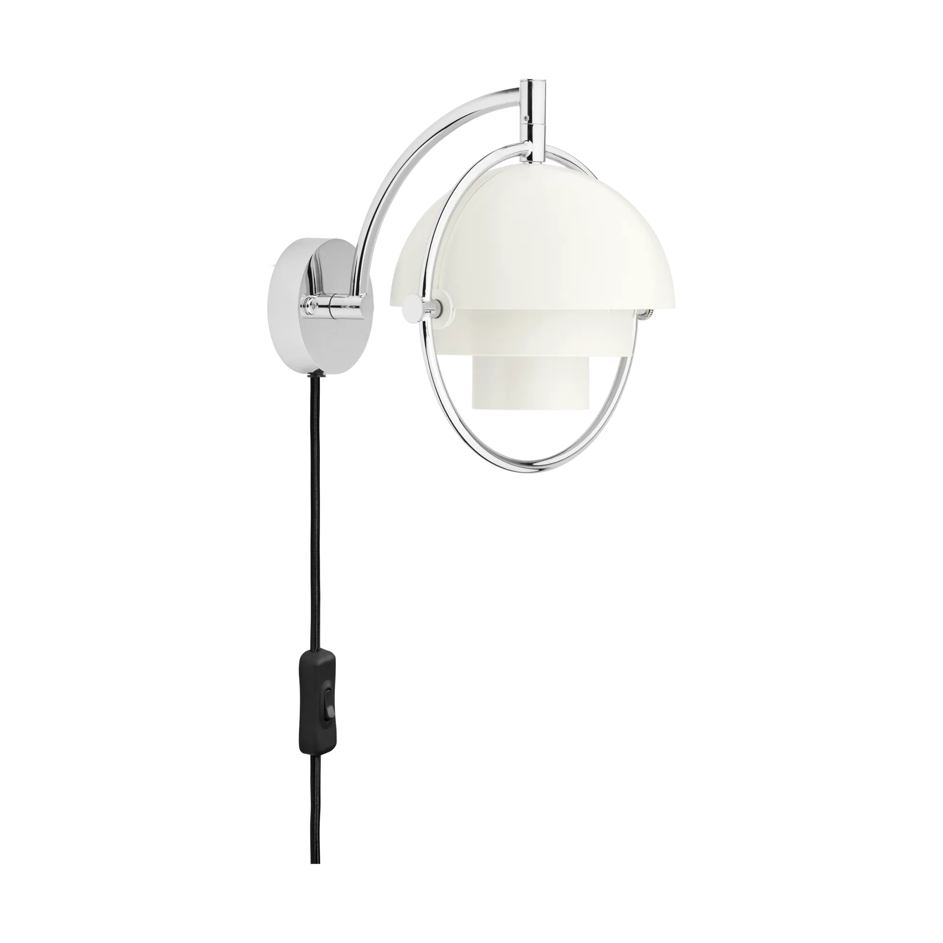 Multi-Lite vägglampa, Vit-krom GUBI