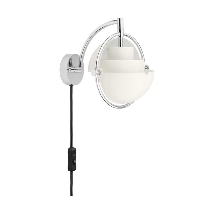 Multi-Lite vägglampa, Vit-krom GUBI