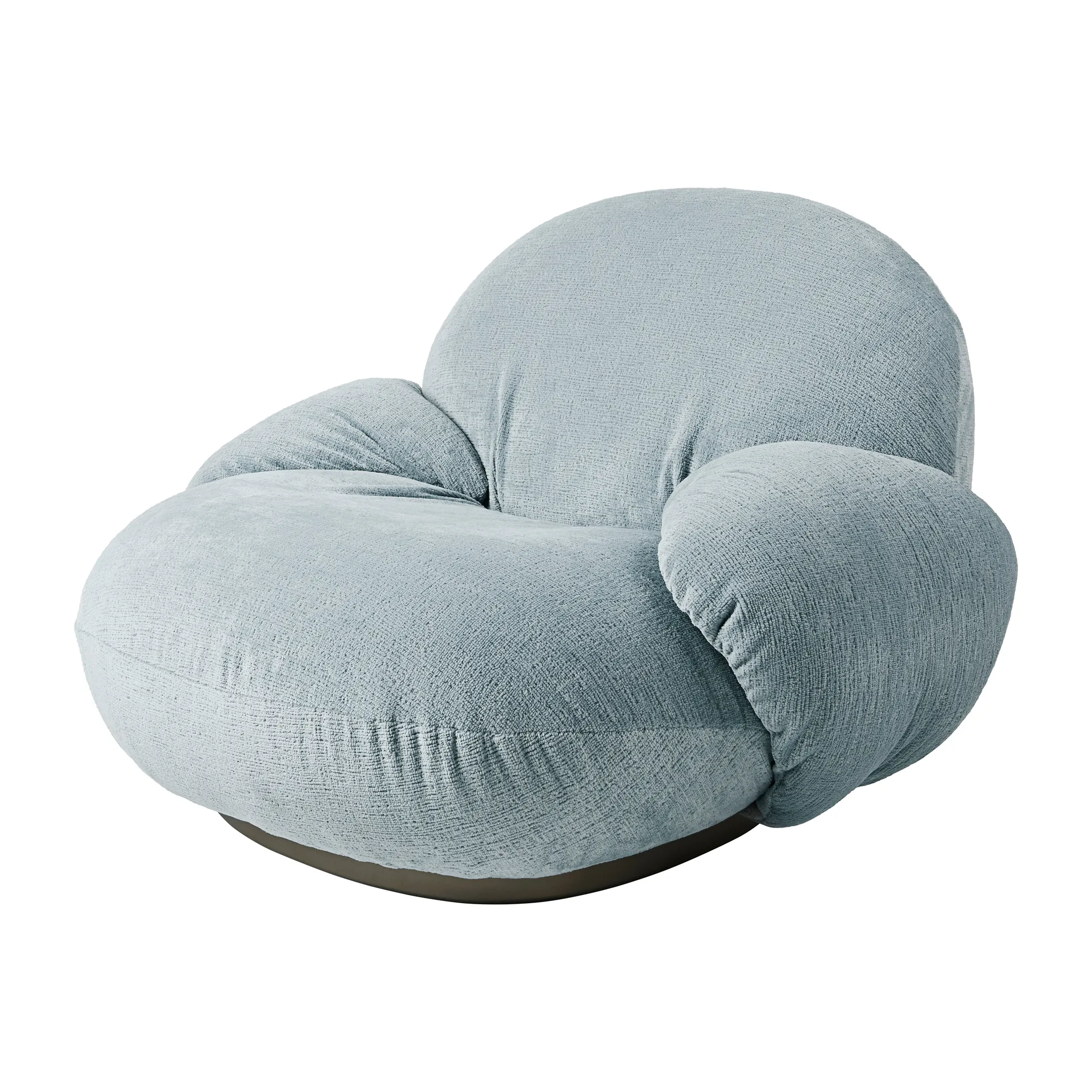 Pacha loungefåtölj med armstöd, Mumble 10-pearl gold GUBI