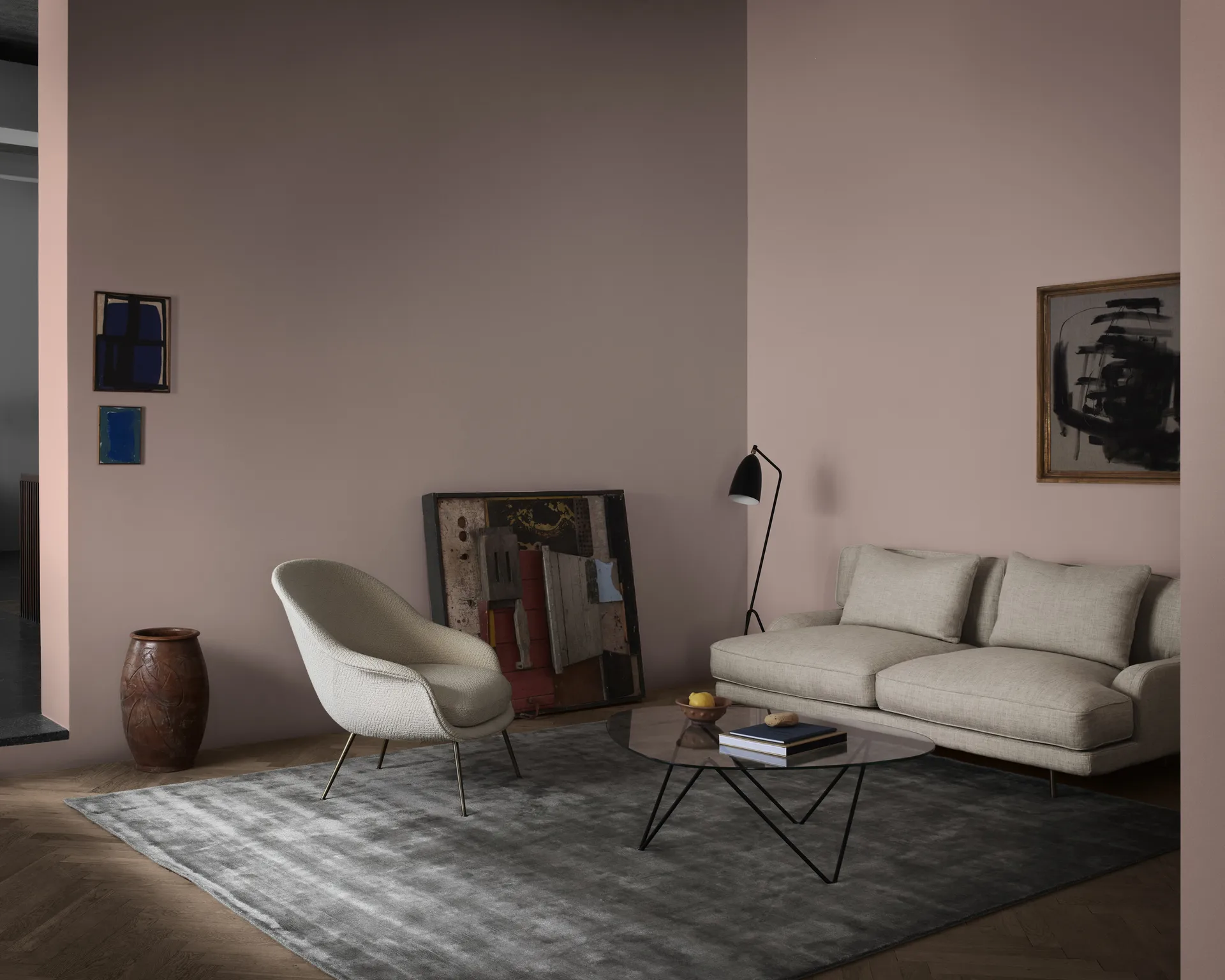 Pedrera soffbord, Svart GUBI