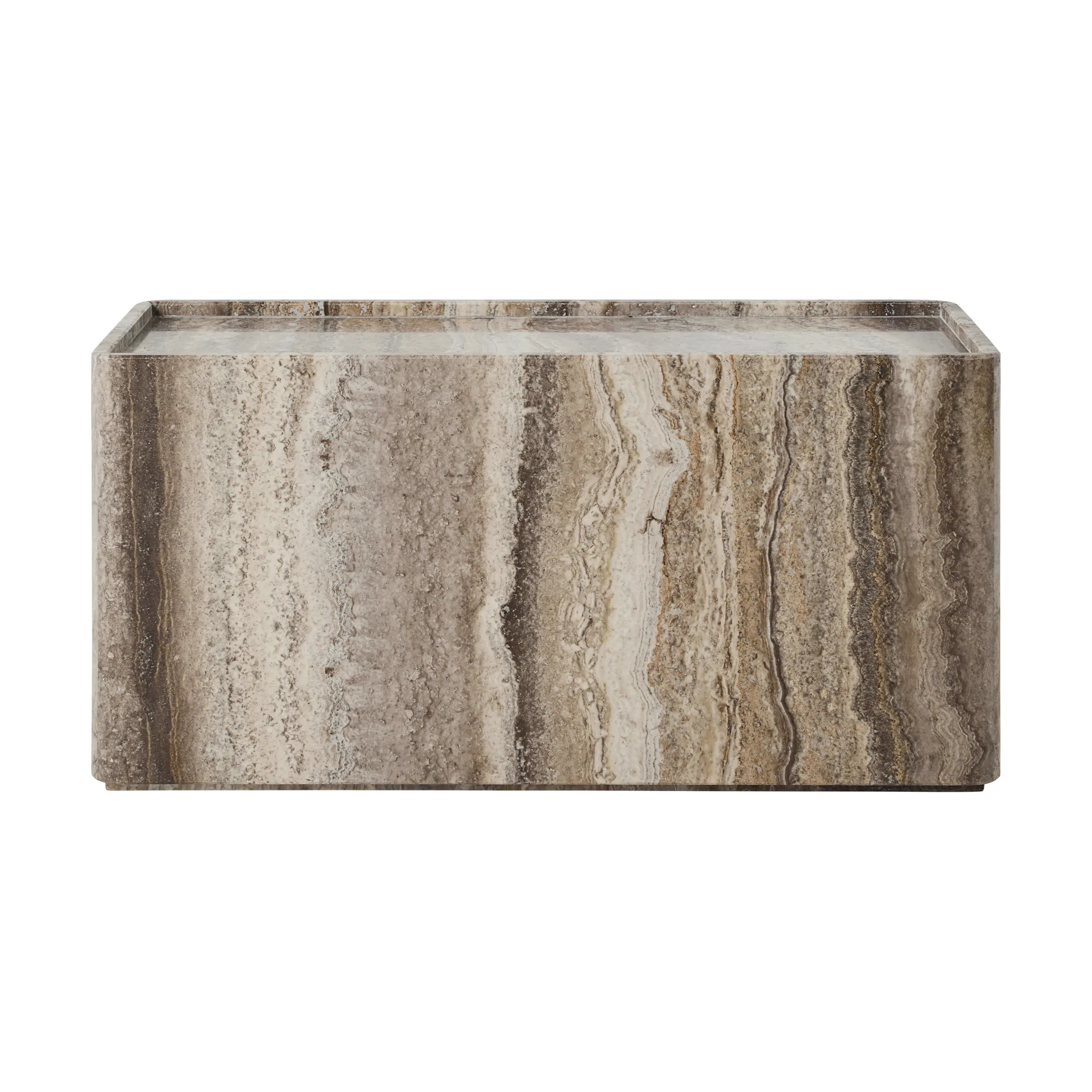 Pietra sidobord 30x80x40 cm, Lively sepia GUBI