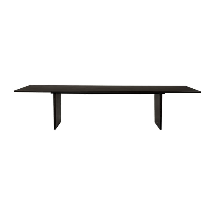 Private matbord 100x320 cm - Brun-svartbetsad ek - GUBI