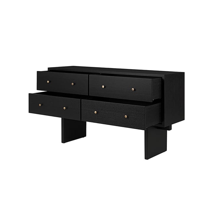 Private sideboard - svart, svartbetsad ek - GUBI