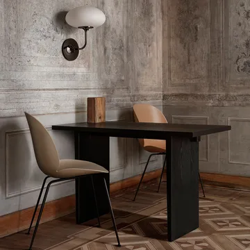 Private skrivbord - svart, svartbetsad ek - GUBI