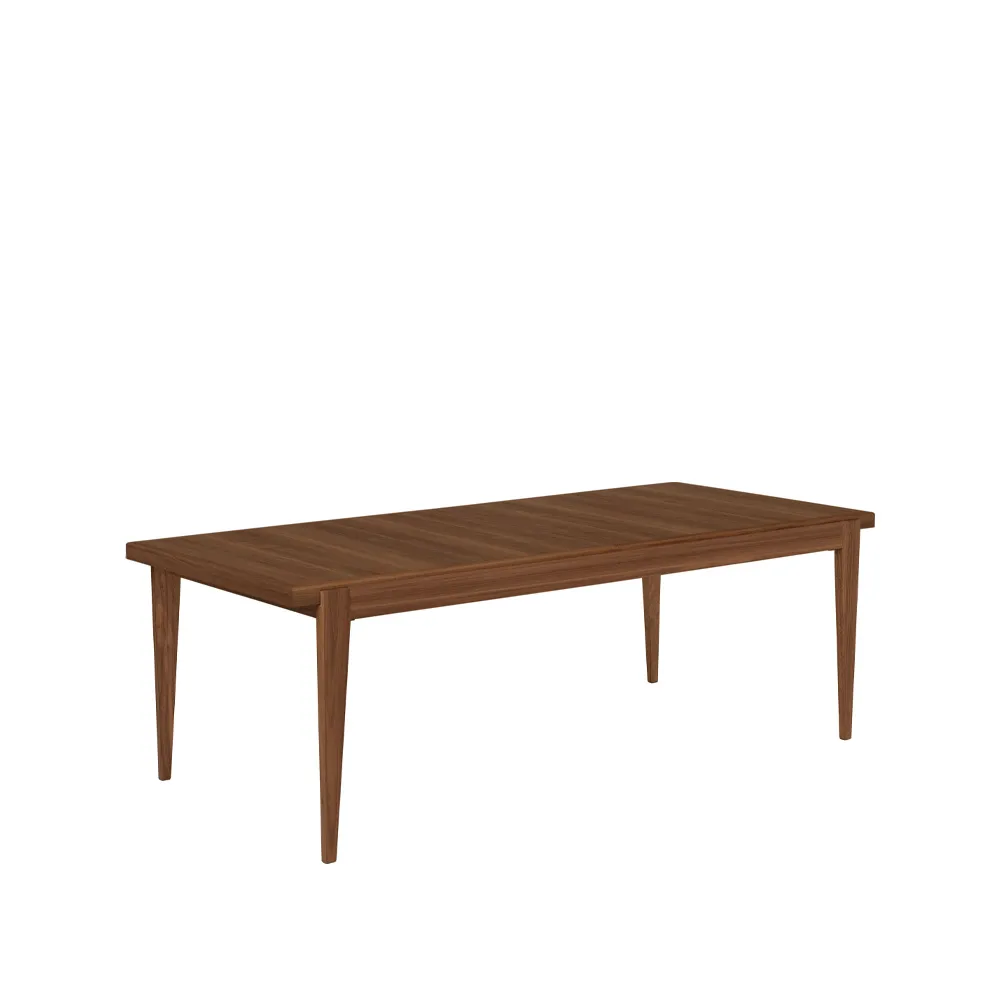 S-table matbord, american walnut, extendable GUBI