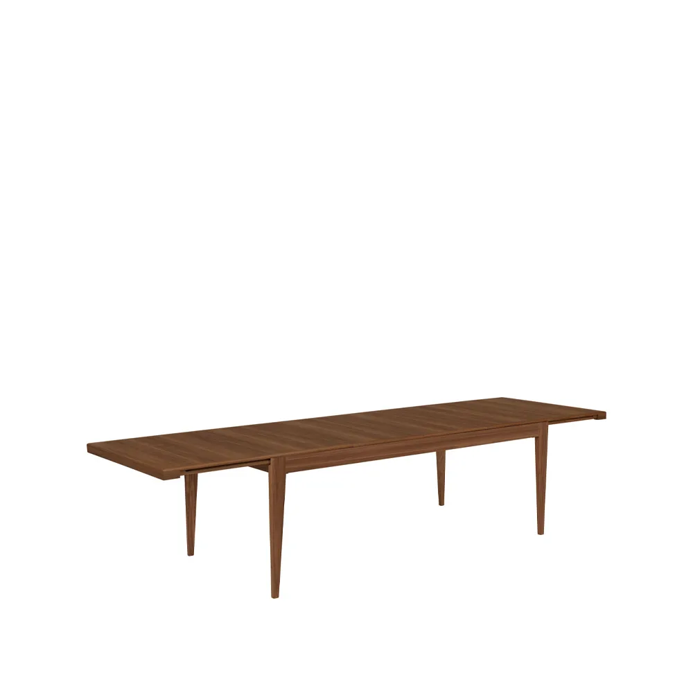 S-table matbord, american walnut, extendable GUBI