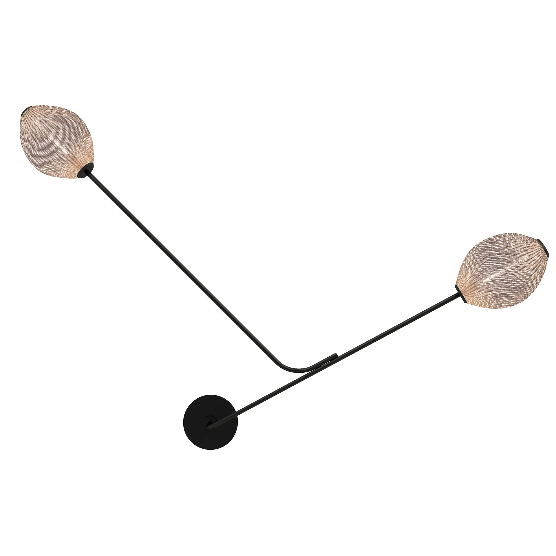 Satellite vägglampa, Cream white-semi matt GUBI