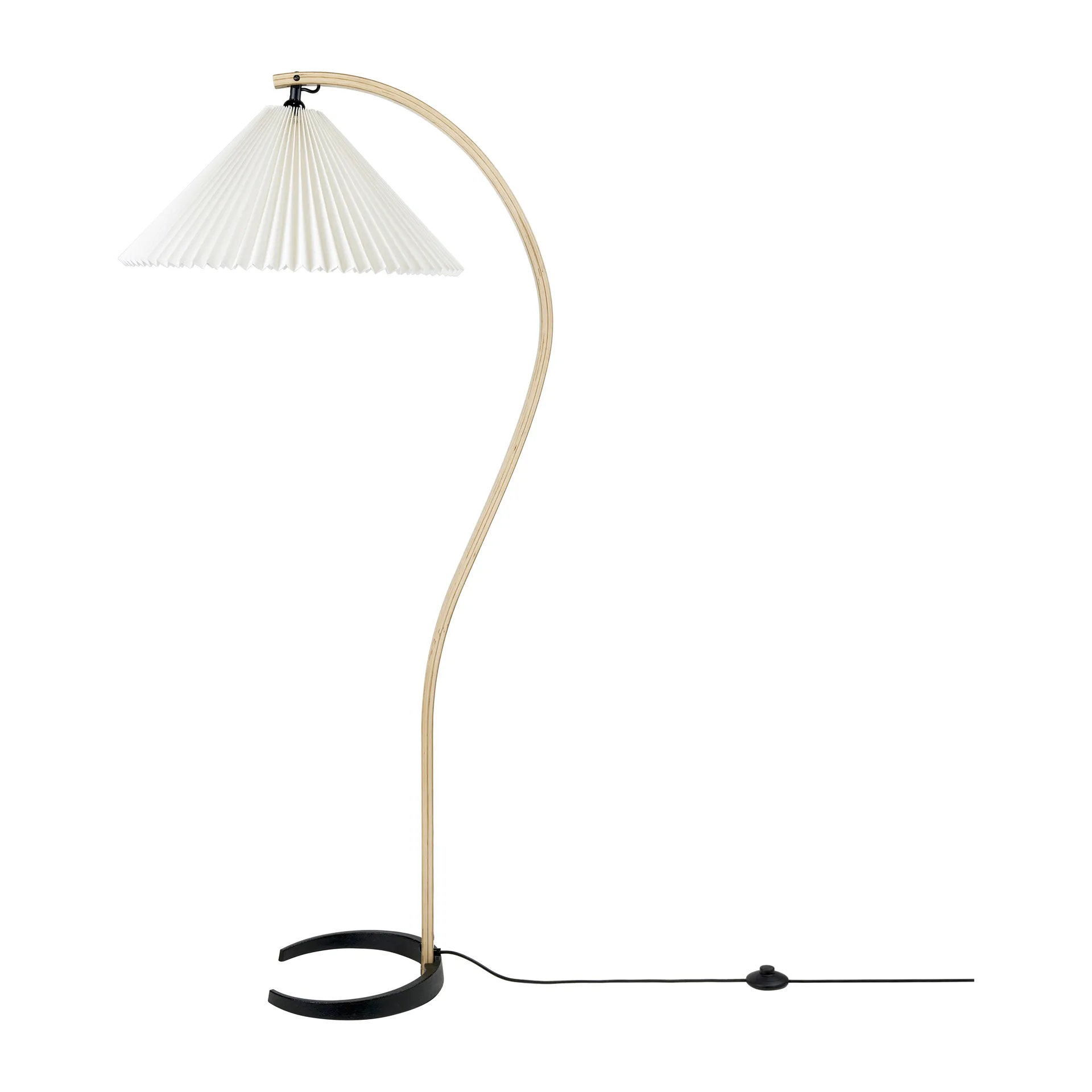 Timberline golvlampa, Oak-birch-white GUBI