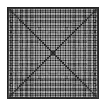 Tropique bord 90x90x75 cm - Classic black - GUBI