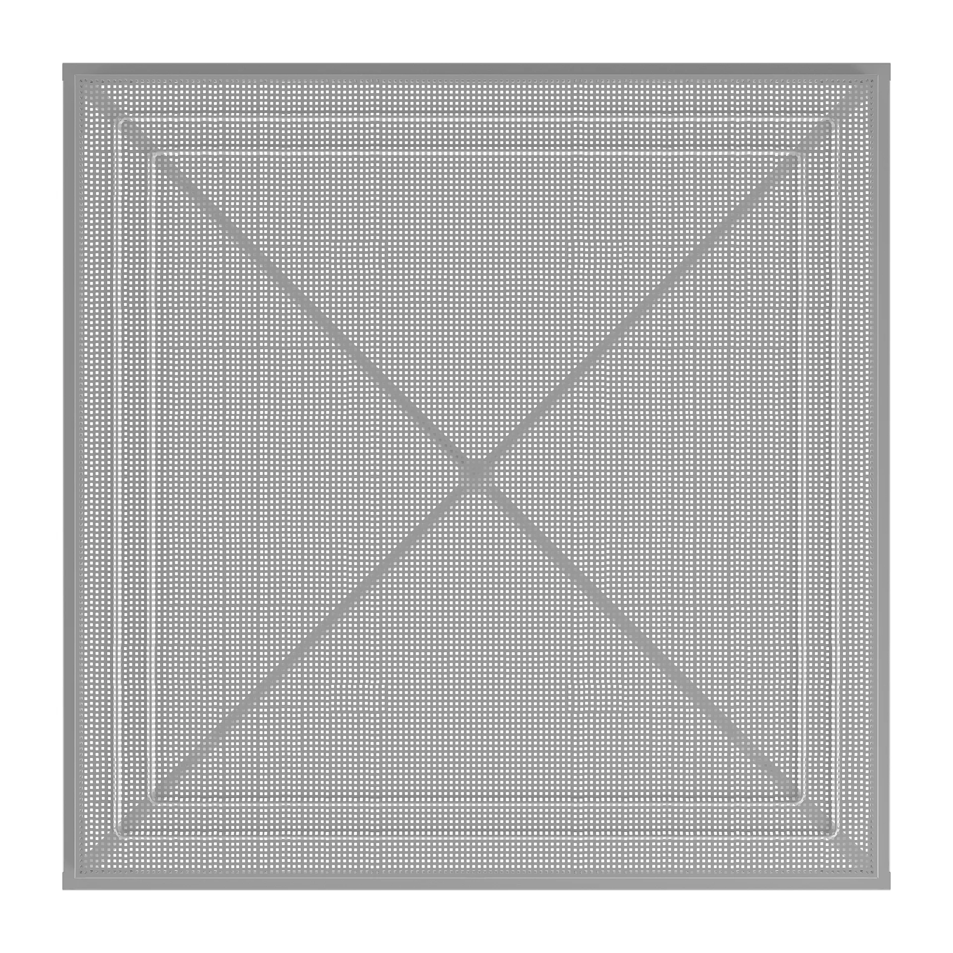 Tropique bord 90x90x75 cm, Classic white semi matt GUBI