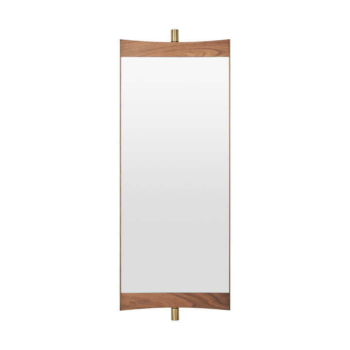 Vanity spegel 1 - Valnöt-mässing - GUBI
