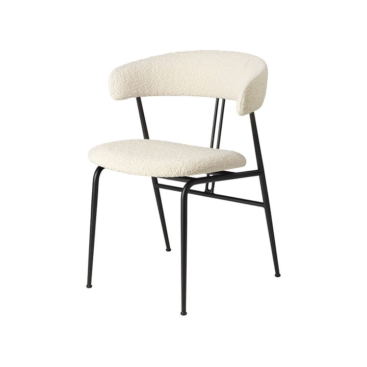 Violin dining chair - Karakorum 001 ivory-black matt - GUBI