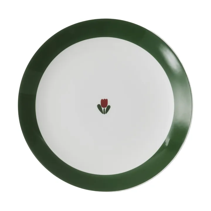 JULIANA tallrik - Röd, u bräm, Ø22 cm - Gustafsbergs Porslinsfabrik