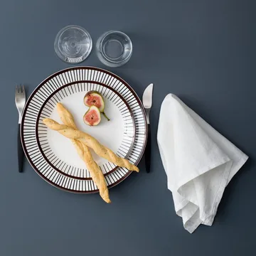 Ribb tallrik - Ø 28 cm - Gustafsbergs Porslinsfabrik