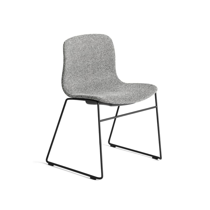 About a Chair 09 stol - tyg olavi 03 charcoal, svart stålstativ - HAY