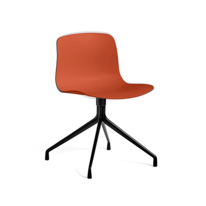 About a Chair 10 kontorsstol - orange, svart stativ - HAY