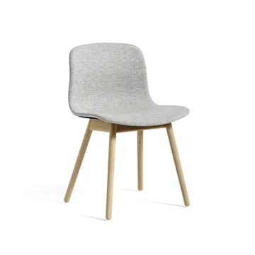 About a Chair 13 stol - Tyg hallingdal 116 soft grey-såpat ekstativ - HAY