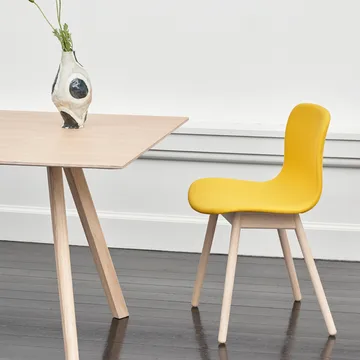 About a Chair 13 stol - Tyg hallingdal 116 soft grey-såpat ekstativ - HAY