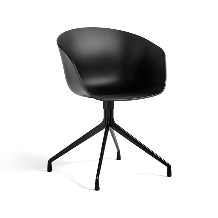 About a Chair 20 kontorsstol - black, svart stativ - HAY