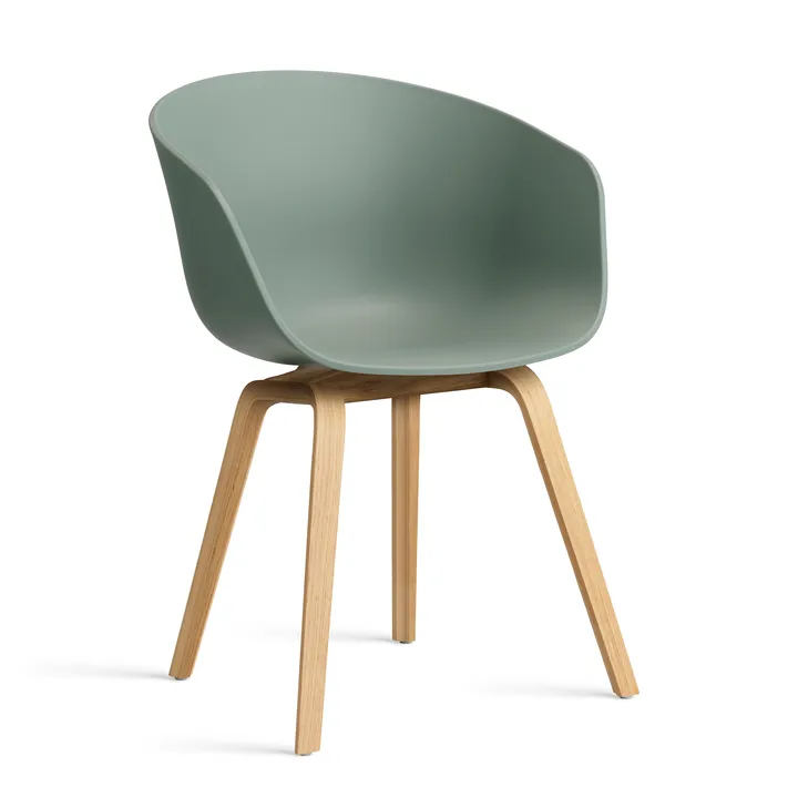 About a Chair 22 2.0 stol - Fall green-lackerat ekstativ - HAY