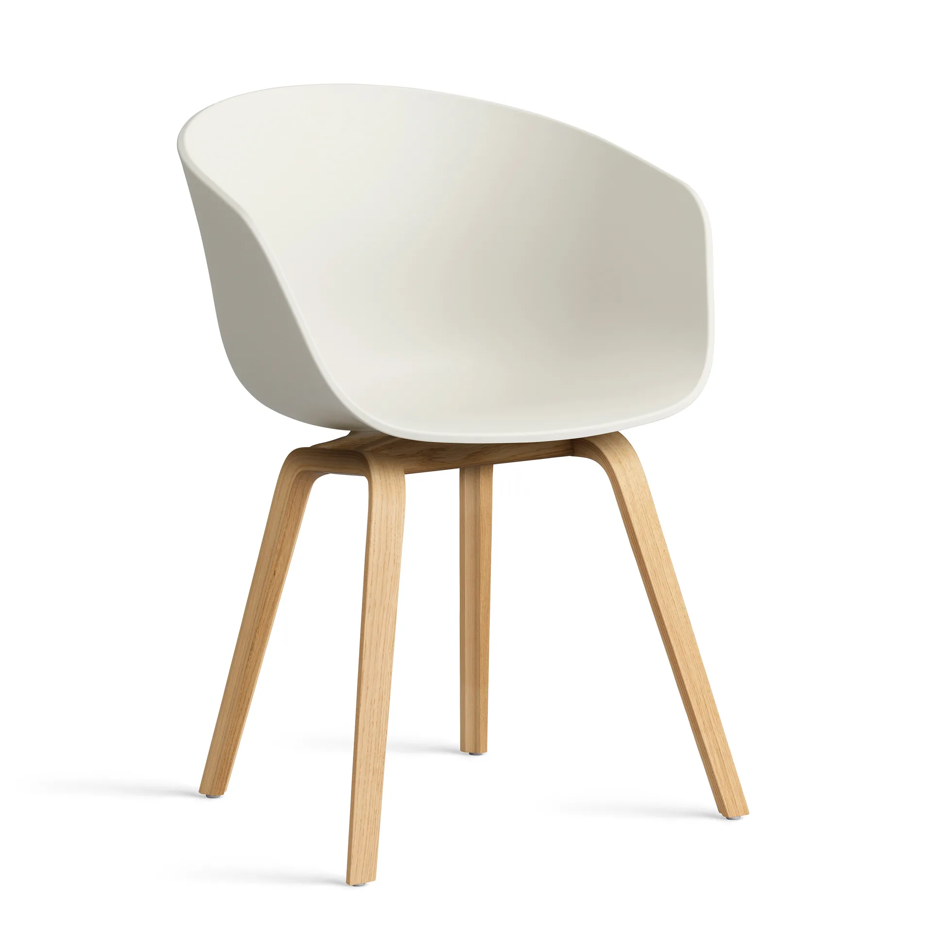 About a Chair 22 2.0 stol, Melange cream-lackerat ekstativ HAY