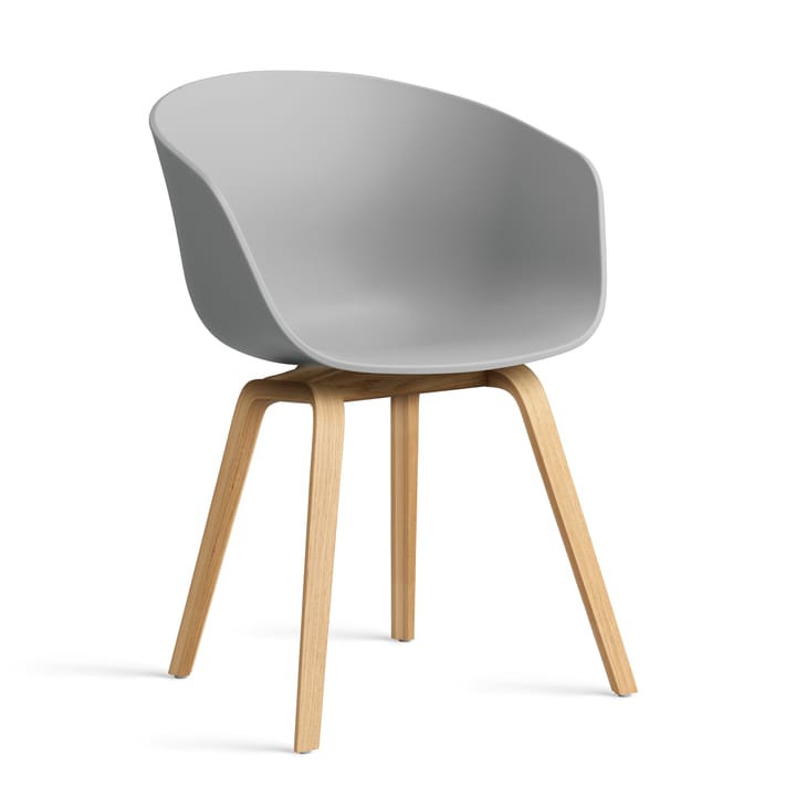 About a Chair 22 stol 2.0 - Concrete grey-lackerat ekstativ - HAY