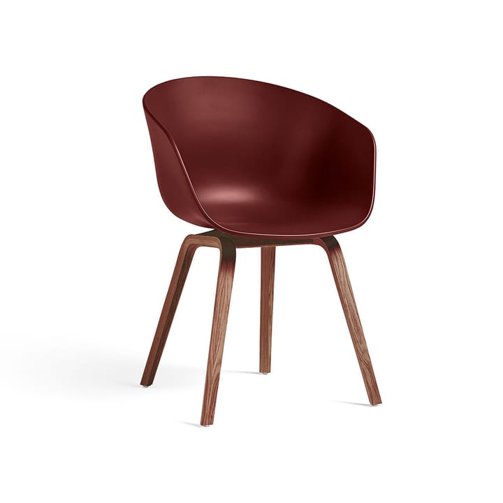 About a Chair 22 stol - brick, valnötsstativ vattenbaserad lack - HAY