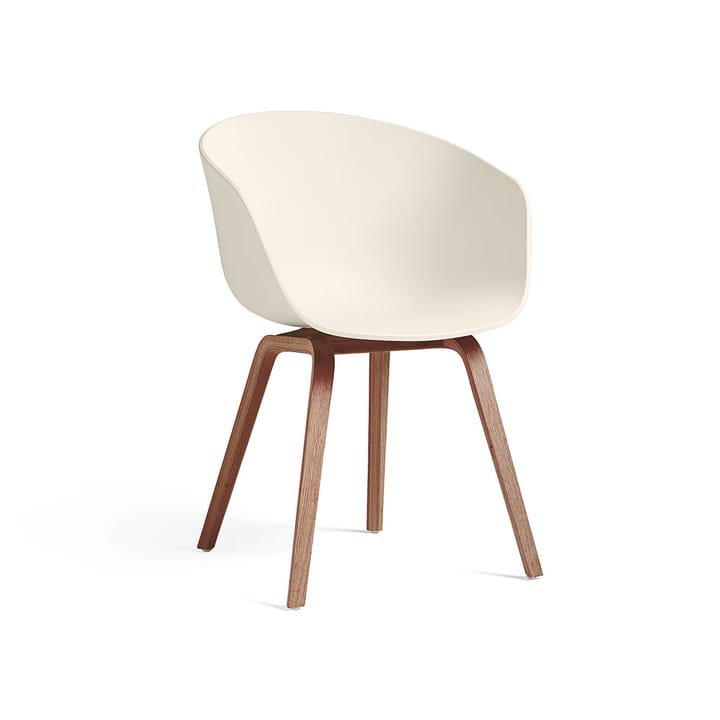 About a Chair 22 stol - cream, valnötsstativ vattenbaserad lack - HAY