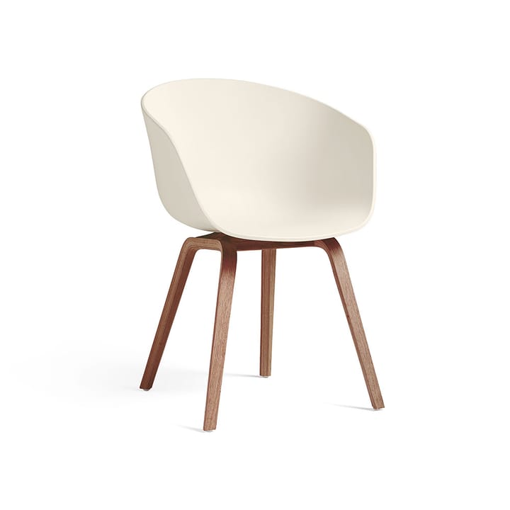 About a Chair 22 stol - Cream-valnötsstativ  - HAY