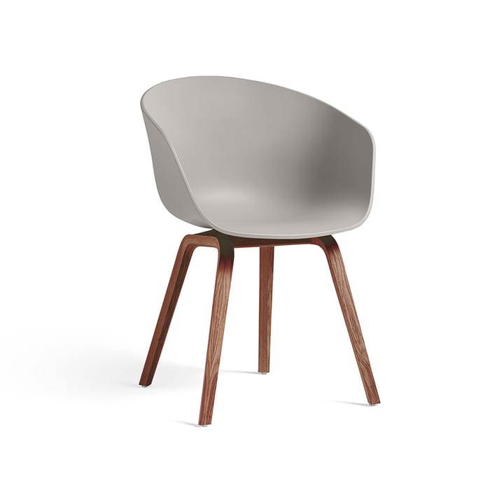 About a Chair 22 stol - grey, valnötsstativ vattenbaserad lack - HAY