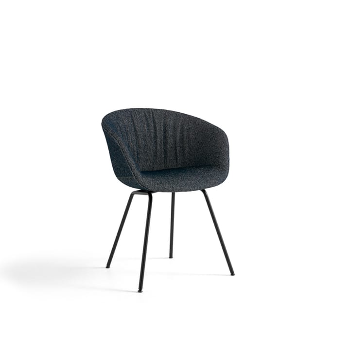 About a Chair 27 Soft stol - Tyg fairway 308-288 dark blue-kromstativ - HAY