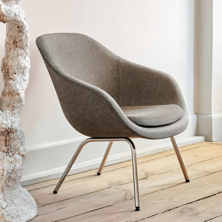 About a Lounge 87 fåtölj, Remix 173 dark grey-svart stativ HAY