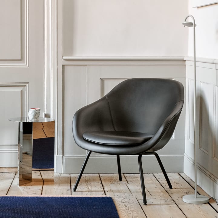 About a Lounge 87 fåtölj, Remix 173 dark grey-svart stativ HAY