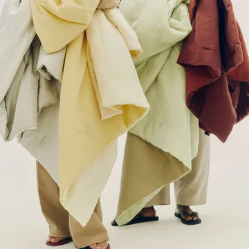 Air Quilt filt - Soft grey, 140x200 cm - HAY