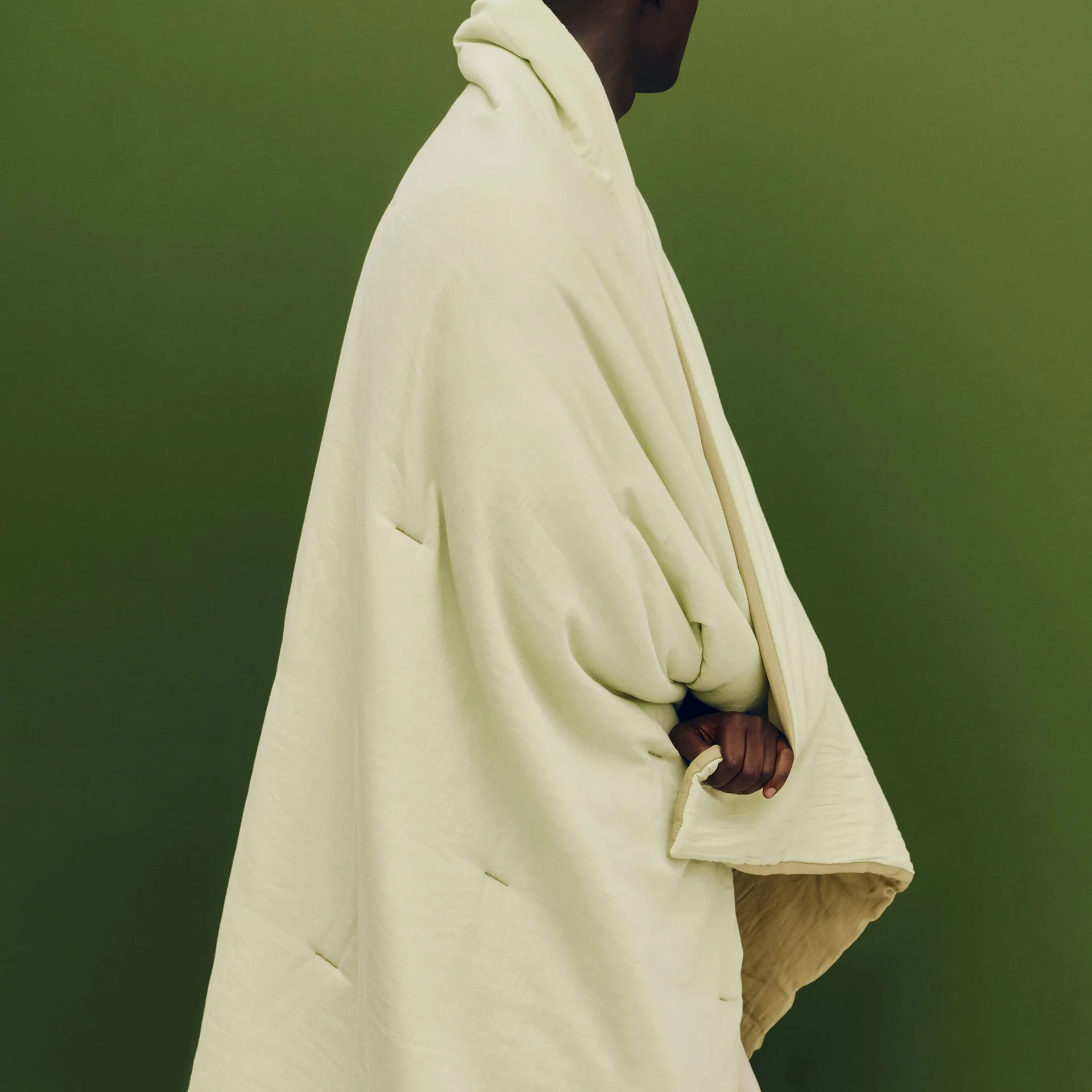 Air Quilt filt, Soft yellow, 140x200 cm HAY