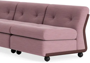 Amanta soffmodul - Burgundy red-yuma 1851, 3-sits - HAY