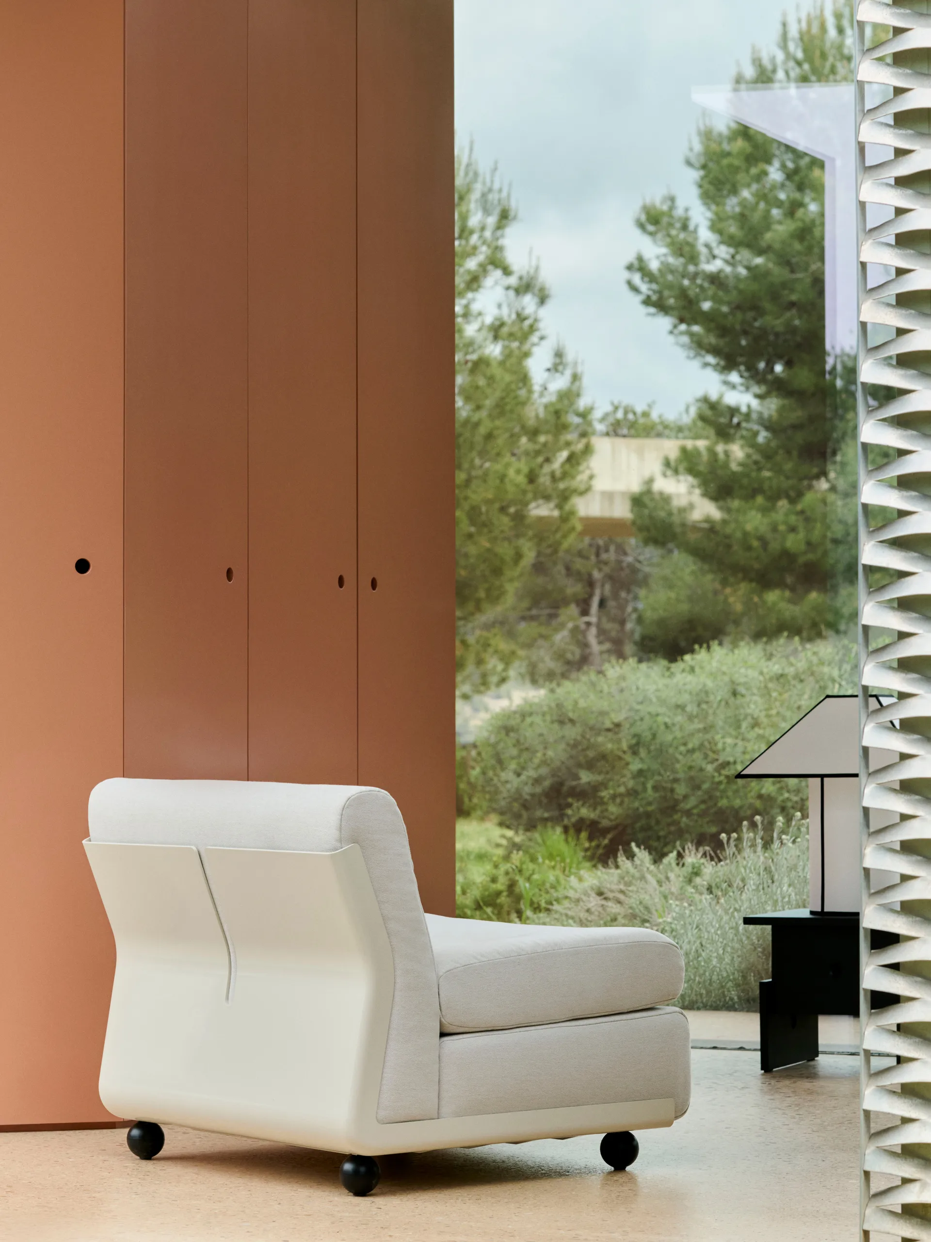 Amanta soffmodul, Cream beige-story 102, 1-sits/fåtölj HAY