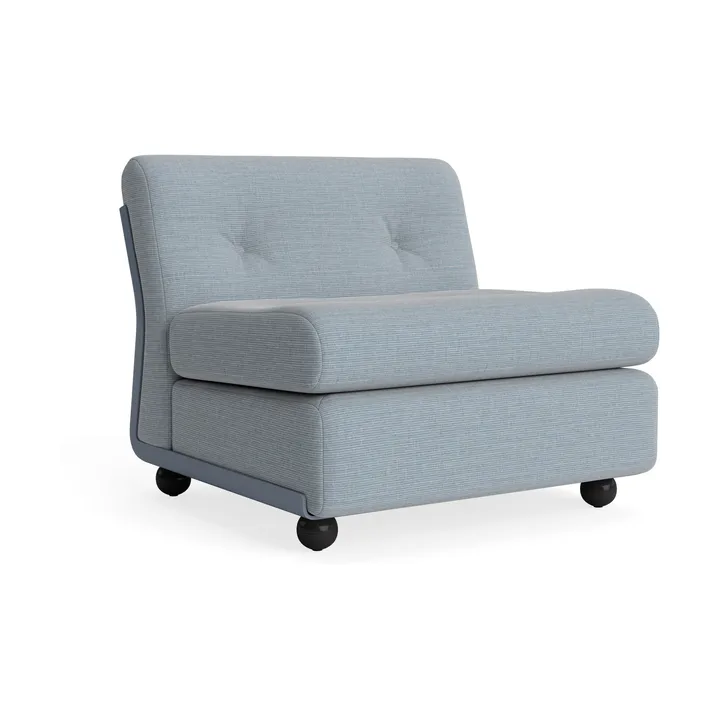 Amanta soffmodul - Frost blue-naveli 723, 1-sits/fåtölj - HAY