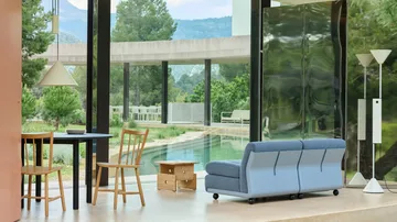 Amanta soffmodul - Frost blue-naveli 723, 2-sits - HAY