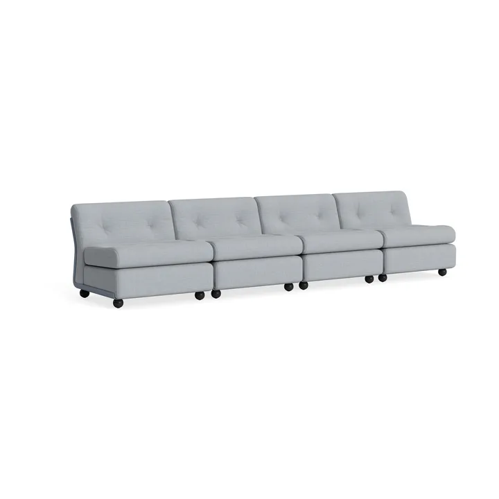 Amanta soffmodul - Frost blue-naveli 723, 4-sits - HAY